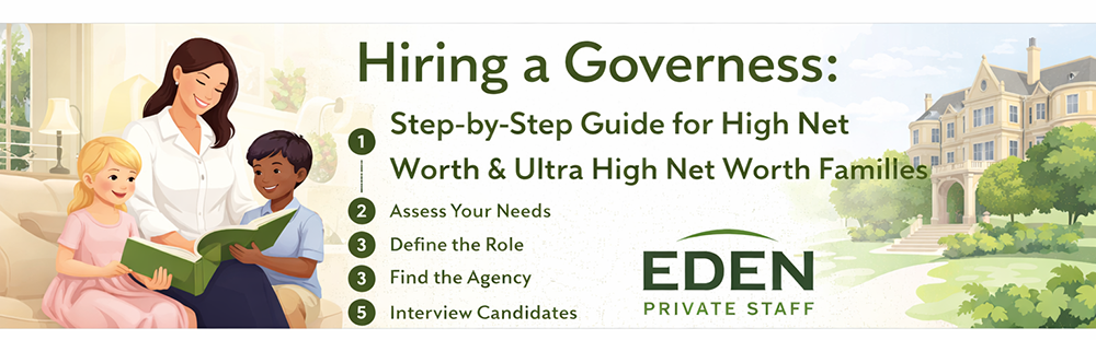 Hiring a Governess: Step-by-Step Guide for High Net Worth & Ultra High Net Worth Families: Contracts, Visas, Salaries, Travel