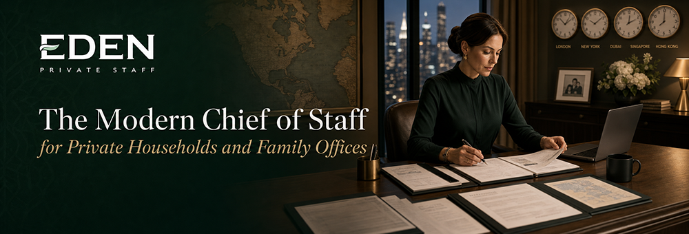 The Modern Chief of Staff for Private Households and Family Offices